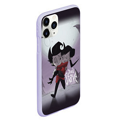 Чехол iPhone 11 Pro матовый Don't Starve: Love, цвет: 3D-светло-сиреневый — фото 2