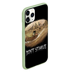 Чехол iPhone 11 Pro матовый Don't starve stories, цвет: 3D-салатовый — фото 2
