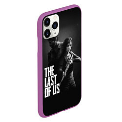 Чехол iPhone 11 Pro матовый The Last of Us: Black Style, цвет: 3D-фиолетовый — фото 2