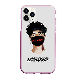 Чехол iPhone 11 Pro матовый Scarlxrd Man, цвет: 3D-розовый