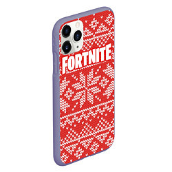 Чехол iPhone 11 Pro матовый Fortnite New Year, цвет: 3D-серый — фото 2