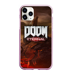 Чехол iPhone 11 Pro матовый DOOM: Eternal, цвет: 3D-розовый