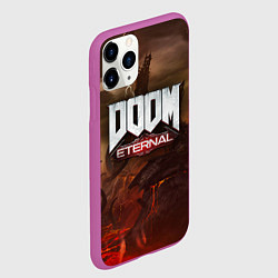 Чехол iPhone 11 Pro матовый DOOM: Eternal, цвет: 3D-фиолетовый — фото 2
