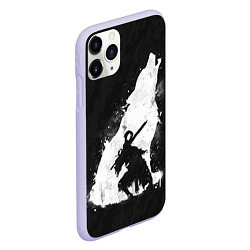 Чехол iPhone 11 Pro матовый Dark Souls: Howling Wolf, цвет: 3D-светло-сиреневый — фото 2