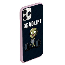 Чехол iPhone 11 Pro матовый Deadlift, цвет: 3D-розовый — фото 2