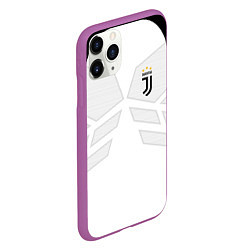 Чехол iPhone 11 Pro матовый JUVENTUS SPORT, цвет: 3D-фиолетовый — фото 2