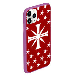 Чехол iPhone 11 Pro матовый Far Cry 5: Red Cult, цвет: 3D-фиолетовый — фото 2