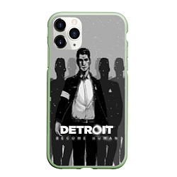 Чехол iPhone 11 Pro матовый Detroit: Become Human, цвет: 3D-салатовый