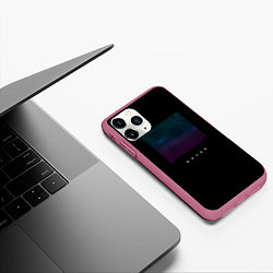 Чехол iPhone 11 Pro матовый Neon WAVES, цвет: 3D-малиновый — фото 2