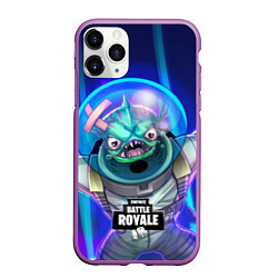 Чехол iPhone 11 Pro матовый Fortnite Murloc, цвет: 3D-фиолетовый