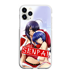 Чехол iPhone 11 Pro матовый Senpai Love, цвет: 3D-белый