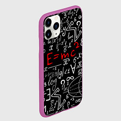 Чехол iPhone 11 Pro матовый Формулы физики, цвет: 3D-фиолетовый — фото 2