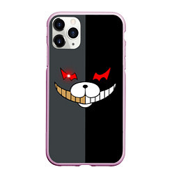 Чехол iPhone 11 Pro матовый KUROKUMA x MONOKUMA, цвет: 3D-розовый