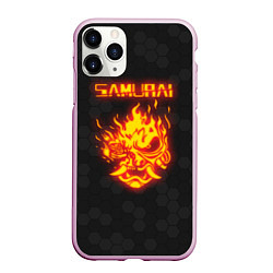 Чехол iPhone 11 Pro матовый Cyberpunk 2077: SAMURAI