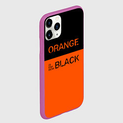 Чехол iPhone 11 Pro матовый Orange Is the New Black, цвет: 3D-фиолетовый — фото 2