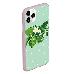 Чехол iPhone 11 Pro матовый Fresh Summer, цвет: 3D-розовый — фото 2