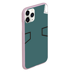 Чехол iPhone 11 Pro матовый MHA IZUKU MIDORIYA, цвет: 3D-розовый — фото 2