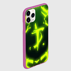 Чехол iPhone 11 Pro матовый DOOM Covered, цвет: 3D-фиолетовый — фото 2