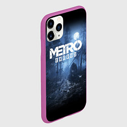 Чехол iPhone 11 Pro матовый Metro Exodus: Dark Moon, цвет: 3D-фиолетовый — фото 2