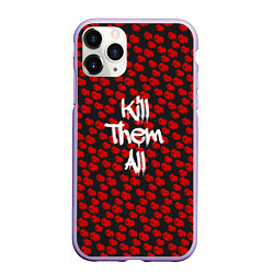 Чехол iPhone 11 Pro матовый R6S: Kill Them All, цвет: 3D-светло-сиреневый