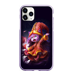 Чехол iPhone 11 Pro матовый Lulu League of Legends, цвет: 3D-светло-сиреневый