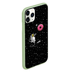 Чехол iPhone 11 Pro матовый Homer Spaceman, цвет: 3D-салатовый — фото 2