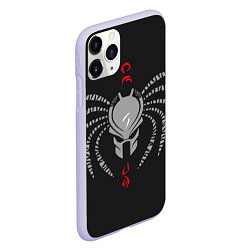 Чехол iPhone 11 Pro матовый Predator Spider, цвет: 3D-светло-сиреневый — фото 2