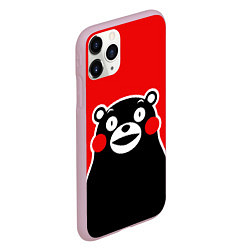 Чехол iPhone 11 Pro матовый Kumamon Smile, цвет: 3D-розовый — фото 2