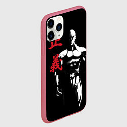 Чехол iPhone 11 Pro матовый Ok Hero, цвет: 3D-малиновый — фото 2