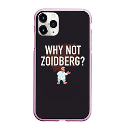 Чехол iPhone 11 Pro матовый Why not Zoidberg?, цвет: 3D-розовый