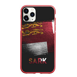 Чехол iPhone 11 Pro матовый SARK, цвет: 3D-красный