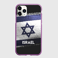 Чехол iPhone 11 Pro матовый Israel Style, цвет: 3D-фиолетовый