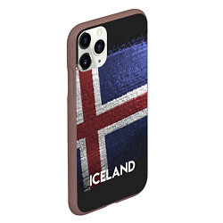 Чехол iPhone 11 Pro матовый Iceland Style, цвет: 3D-коричневый — фото 2