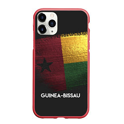 Чехол iPhone 11 Pro матовый Guinea-Bissau Style, цвет: 3D-красный