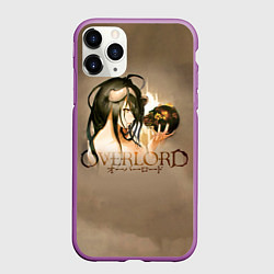 Чехол iPhone 11 Pro матовый Overlord Albedo, цвет: 3D-фиолетовый