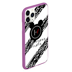 Чехол iPhone 11 Pro матовый 21 Pilots: Mickey Mouse, цвет: 3D-фиолетовый — фото 2