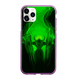 Чехол iPhone 11 Pro матовый Демон легиона, цвет: 3D-фиолетовый