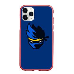 Чехол iPhone 11 Pro матовый NinjasHyper Face, цвет: 3D-красный