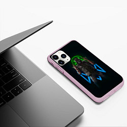 Чехол iPhone 11 Pro матовый Watch Dogs: Wrench, цвет: 3D-розовый — фото 2
