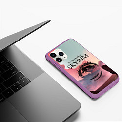 Чехол iPhone 11 Pro матовый The Elder Scrolls, цвет: 3D-фиолетовый — фото 2