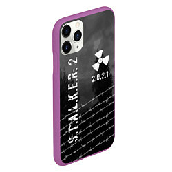 Чехол iPhone 11 Pro матовый STALKER 2021, цвет: 3D-фиолетовый — фото 2