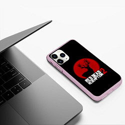 Чехол iPhone 11 Pro матовый RDR 2: Sunshine Deer, цвет: 3D-розовый — фото 2