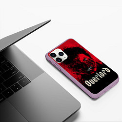Чехол iPhone 11 Pro матовый Overlord: Red Rage, цвет: 3D-сиреневый — фото 2