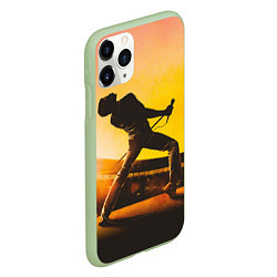 Чехол iPhone 11 Pro матовый Bohemian Rhapsody, цвет: 3D-салатовый — фото 2