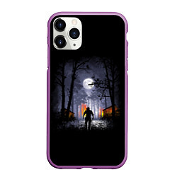 Чехол iPhone 11 Pro матовый RDR 2: Black Cowboy, цвет: 3D-фиолетовый