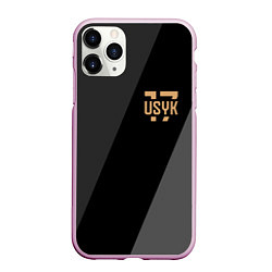 Чехол iPhone 11 Pro матовый USYK 17, цвет: 3D-розовый