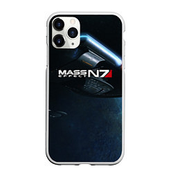 Чехол iPhone 11 Pro матовый Mass Effect N7, цвет: 3D-белый