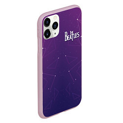 Чехол iPhone 11 Pro матовый The Beatles: Neon Style, цвет: 3D-розовый — фото 2