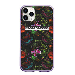 Чехол iPhone 11 Pro матовый Imagine Dragons: Ink