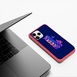 Чехол iPhone 11 Pro матовый Queen We Will Rock You, цвет: 3D-красный — фото 2